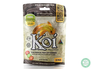 Koi KOI Sour Tropical Fruit Soft CBD Gummies - Local Vape - Online Vape Shop