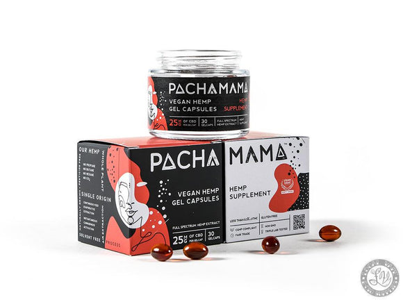 Pachamama Pachamama CBD - gelcaps - jar of 30 - Local Vape - Online Vape Shop